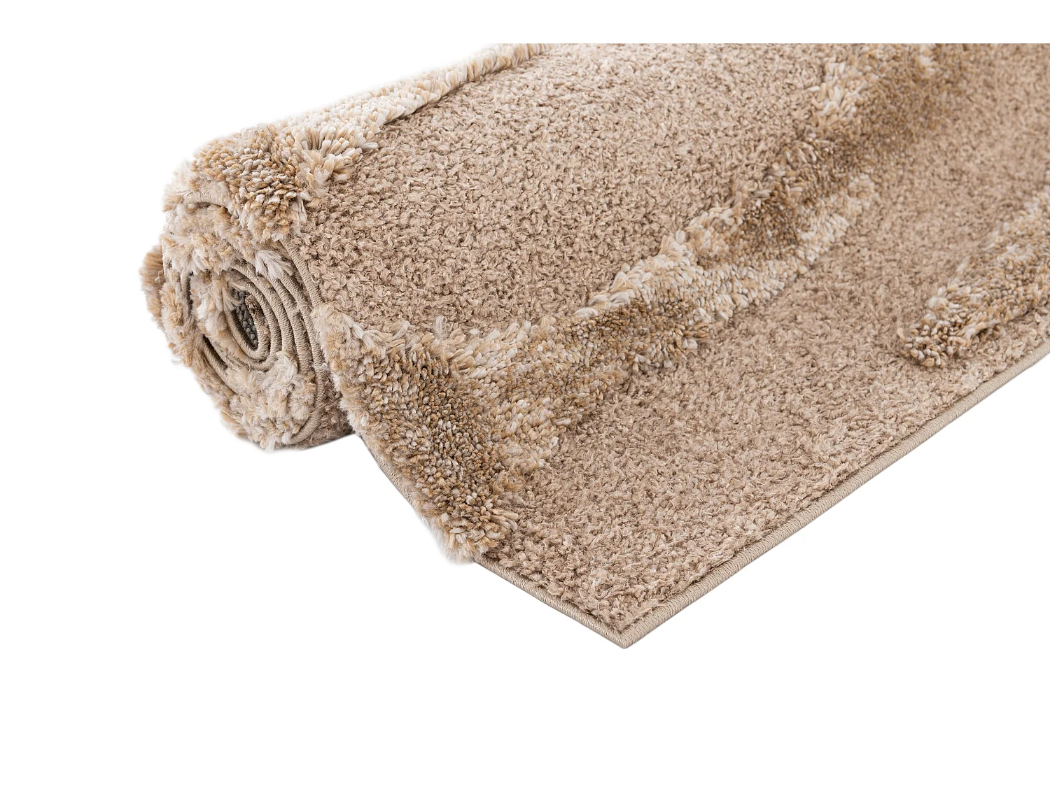 Tapis shaggy 160x245 brun Thun Tribus