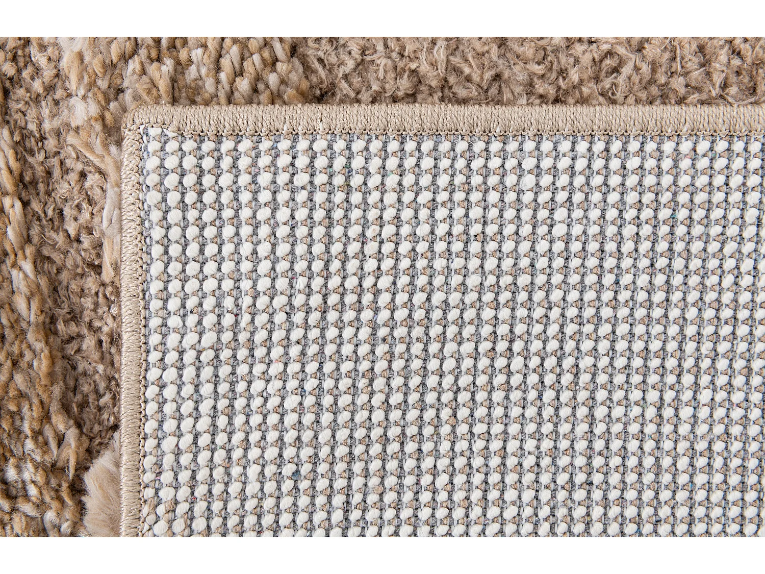 Tapis shaggy 160x245 brun Thun Tribus