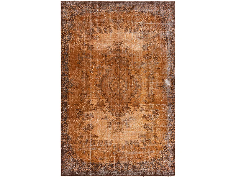 Wollteppich 170x264 Braun Ultra Vintage