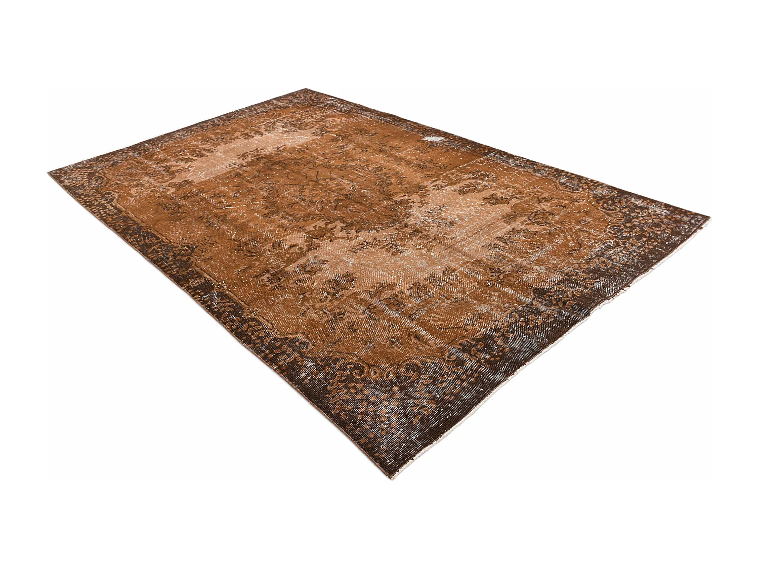 Tappeto in lana 170x264 marrone Ultra Vintage