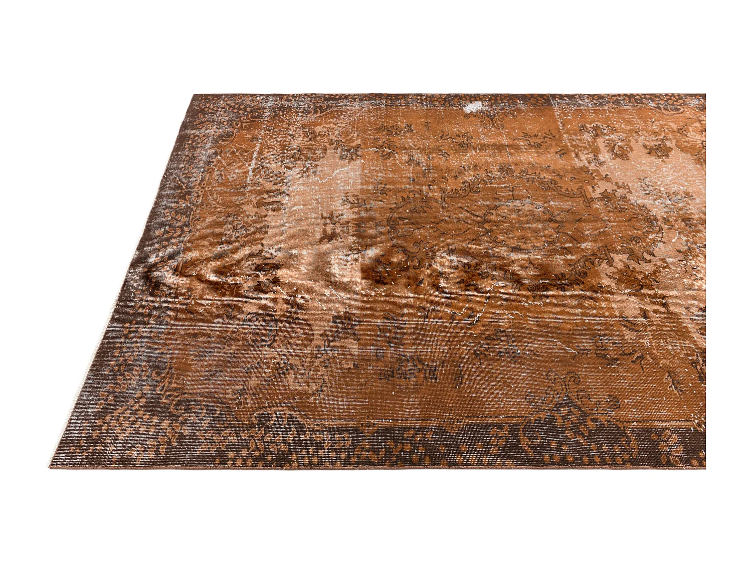 Tapis de laine 170x264 brun Ultra Vintage