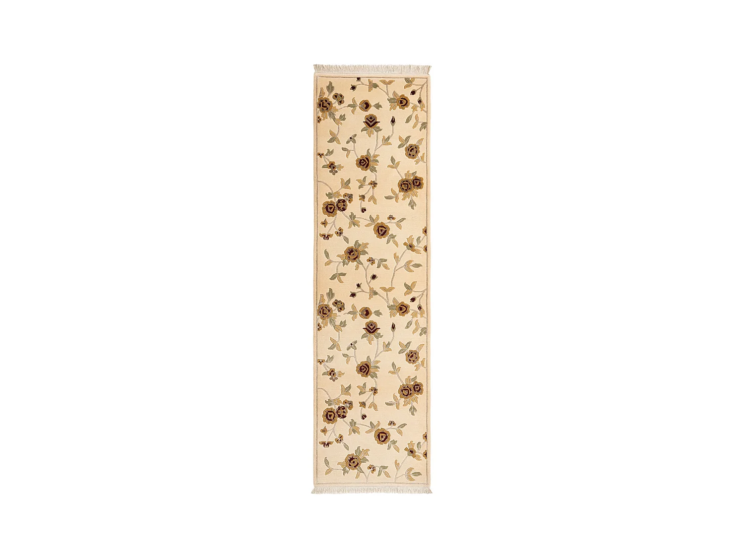 Tapis de couloir en laine 84x297 beige Darya
