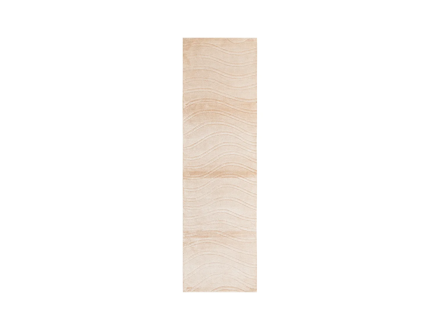 Tapis de couloir en laine 79x300 brun Darya