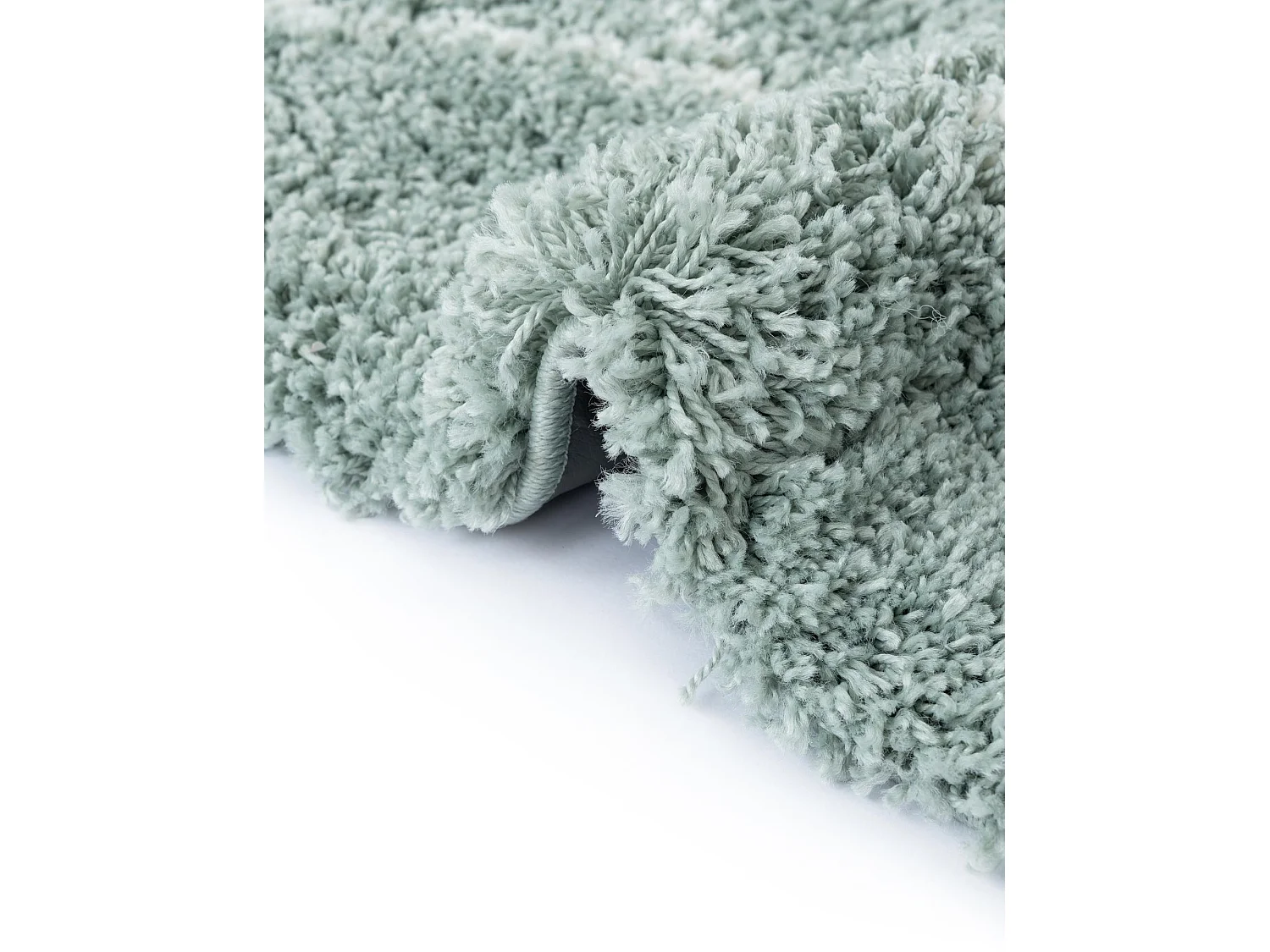 Tappeto shaggy  185x185 verde Lachen Fence