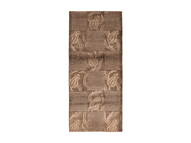 Tapis de couloir en laine 86x201 brun Darya