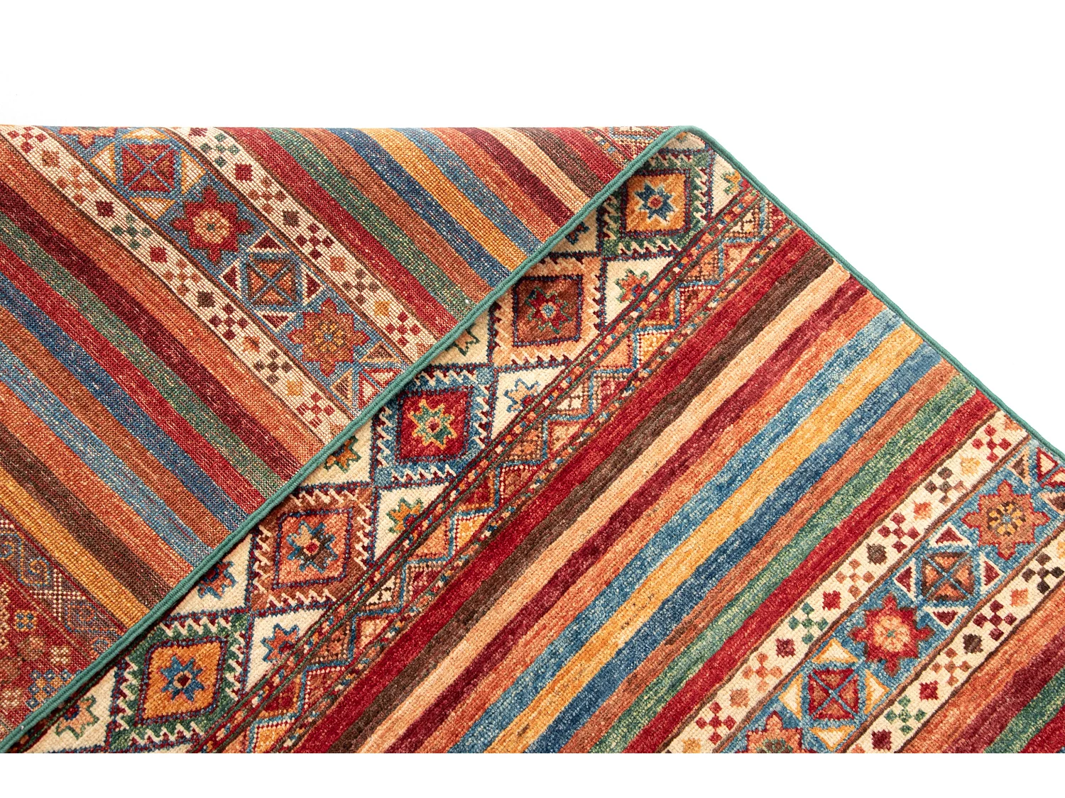 Tapis de laine 171x245 rouge Torkman