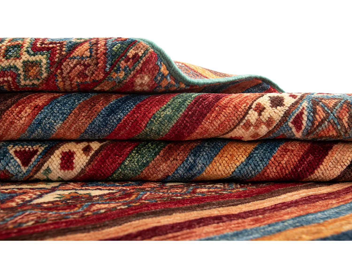 Wollteppich 171x245 Rot Torkman