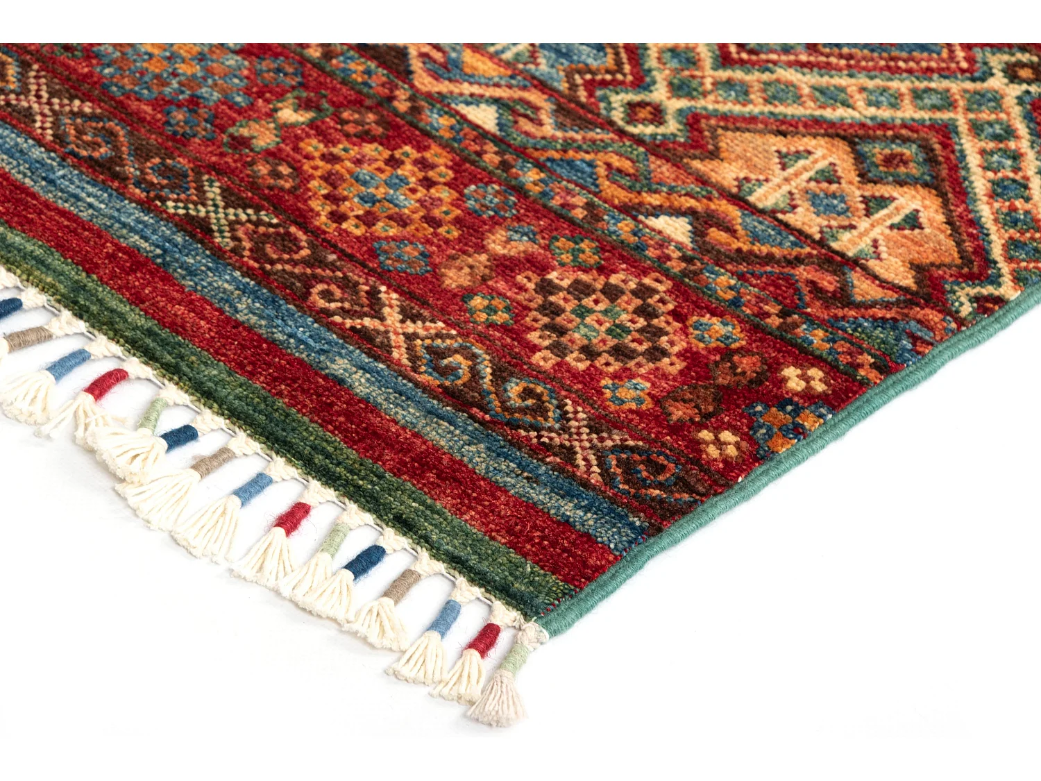 Wollteppich 171x245 Rot Torkman