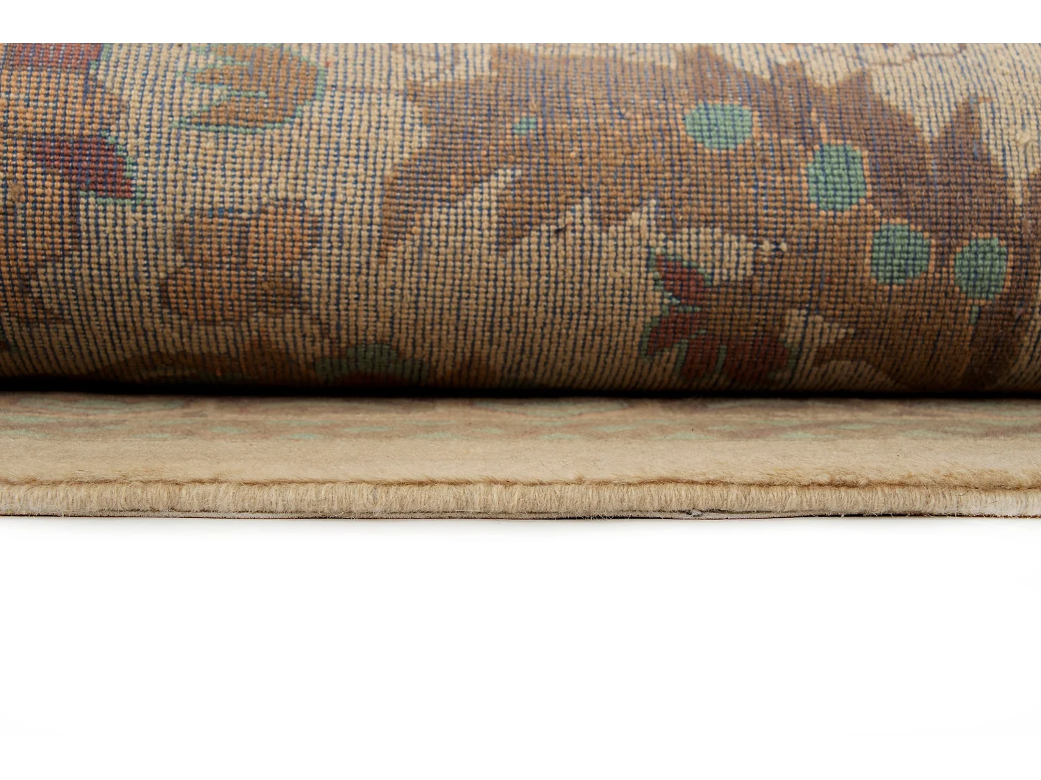 Wollteppich 256x318 Beige Tabriz