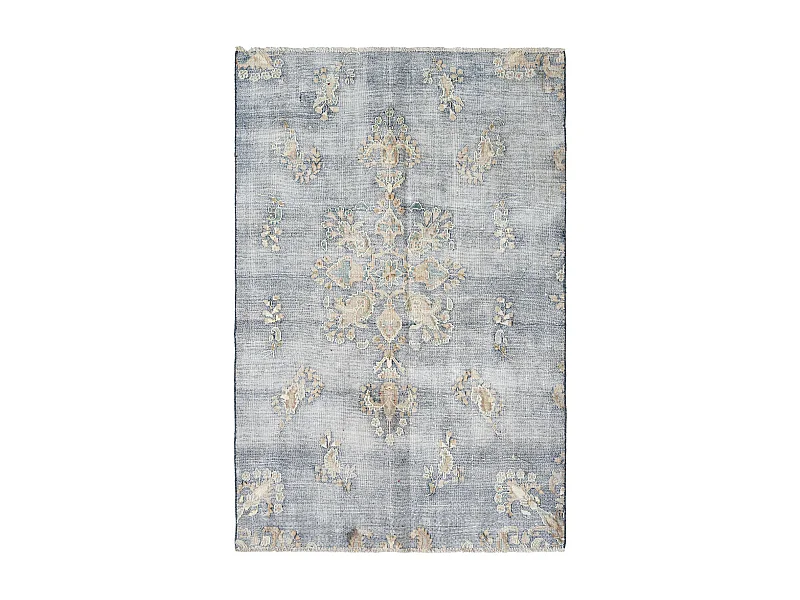 Tapis de laine 131x200 gris Vintage Royal