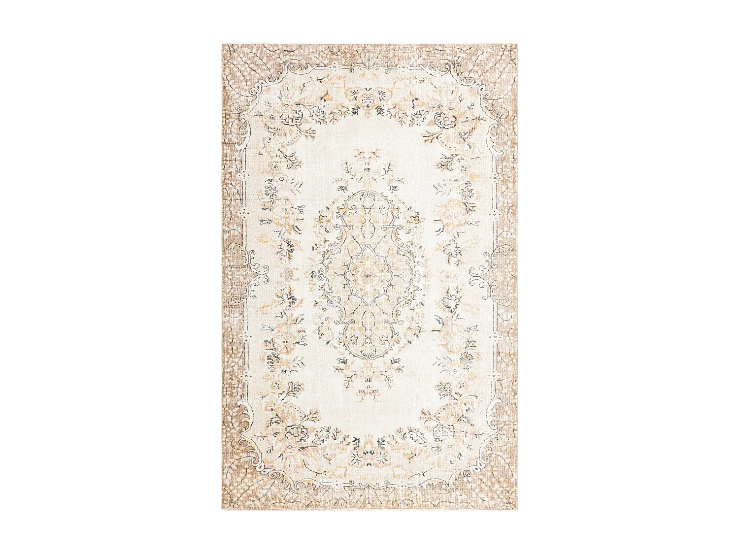 Tappeto in lana 198x318 beige Ultra Vintage