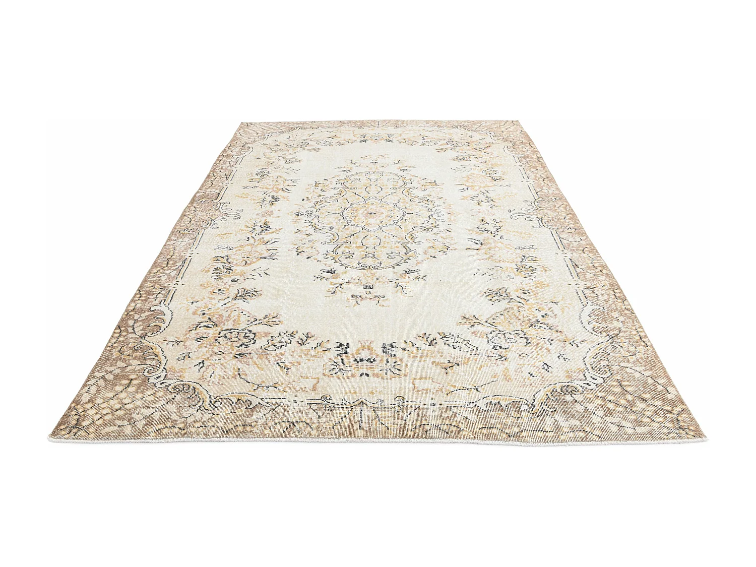 Tapis de laine 198x318 beige Ultra Vintage