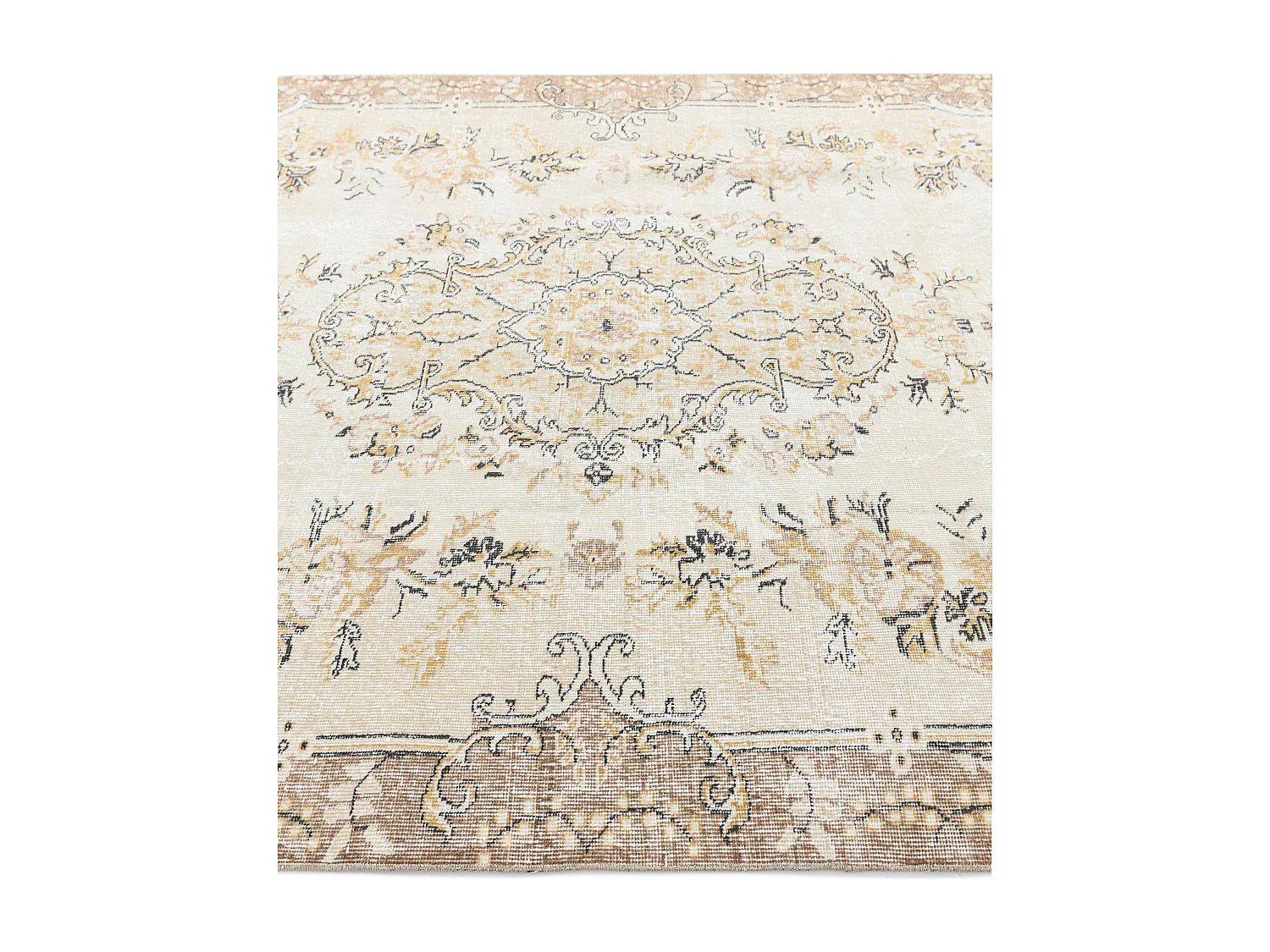 Tapis de laine 198x318 beige Ultra Vintage