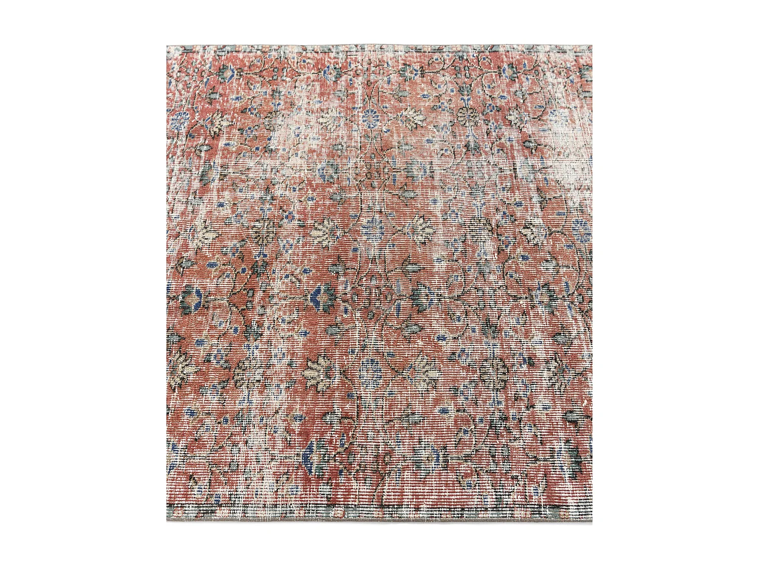 Wollteppich 122x241 Braun Ultra Vintage