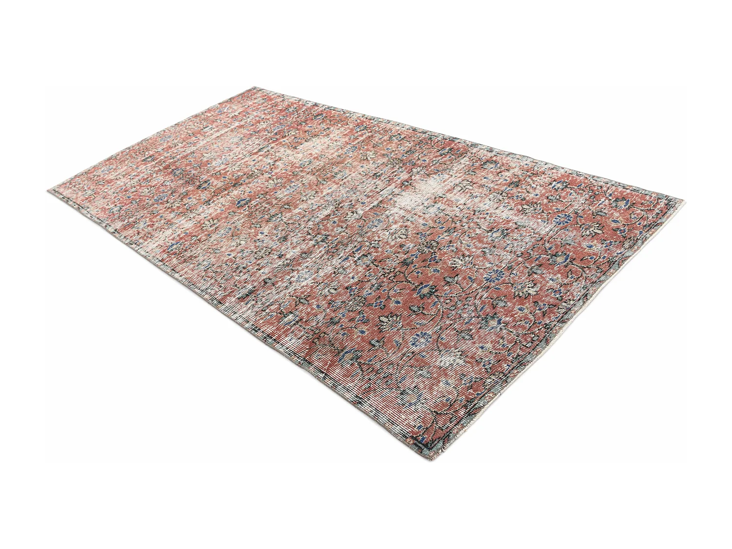 Tapis de laine 122x241 brun Ultra Vintage