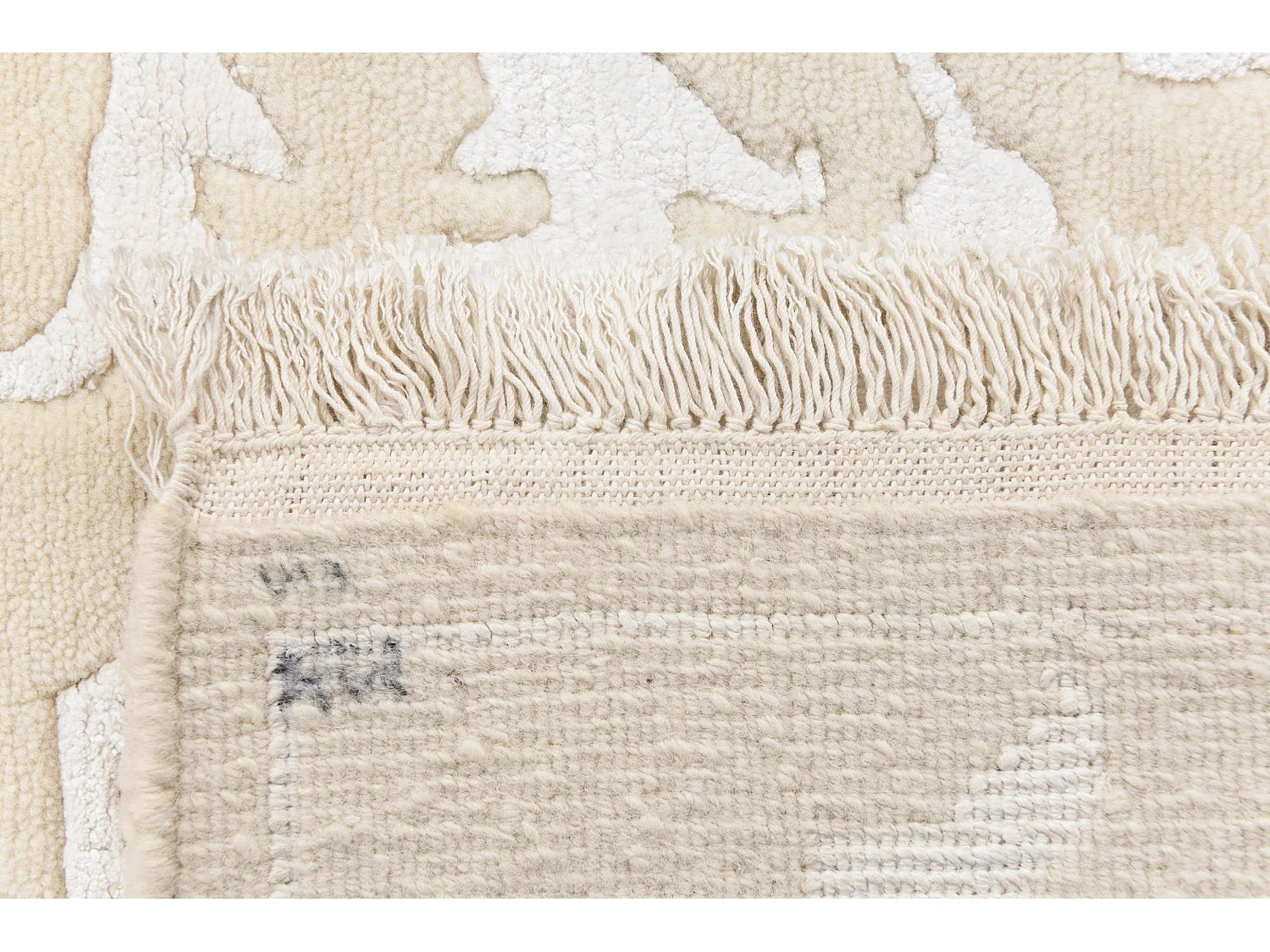 Läufer-Wollteppich 81x297 Beige Darya