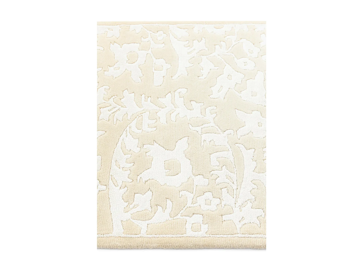 Tapis de couloir en laine 81x297 beige Darya