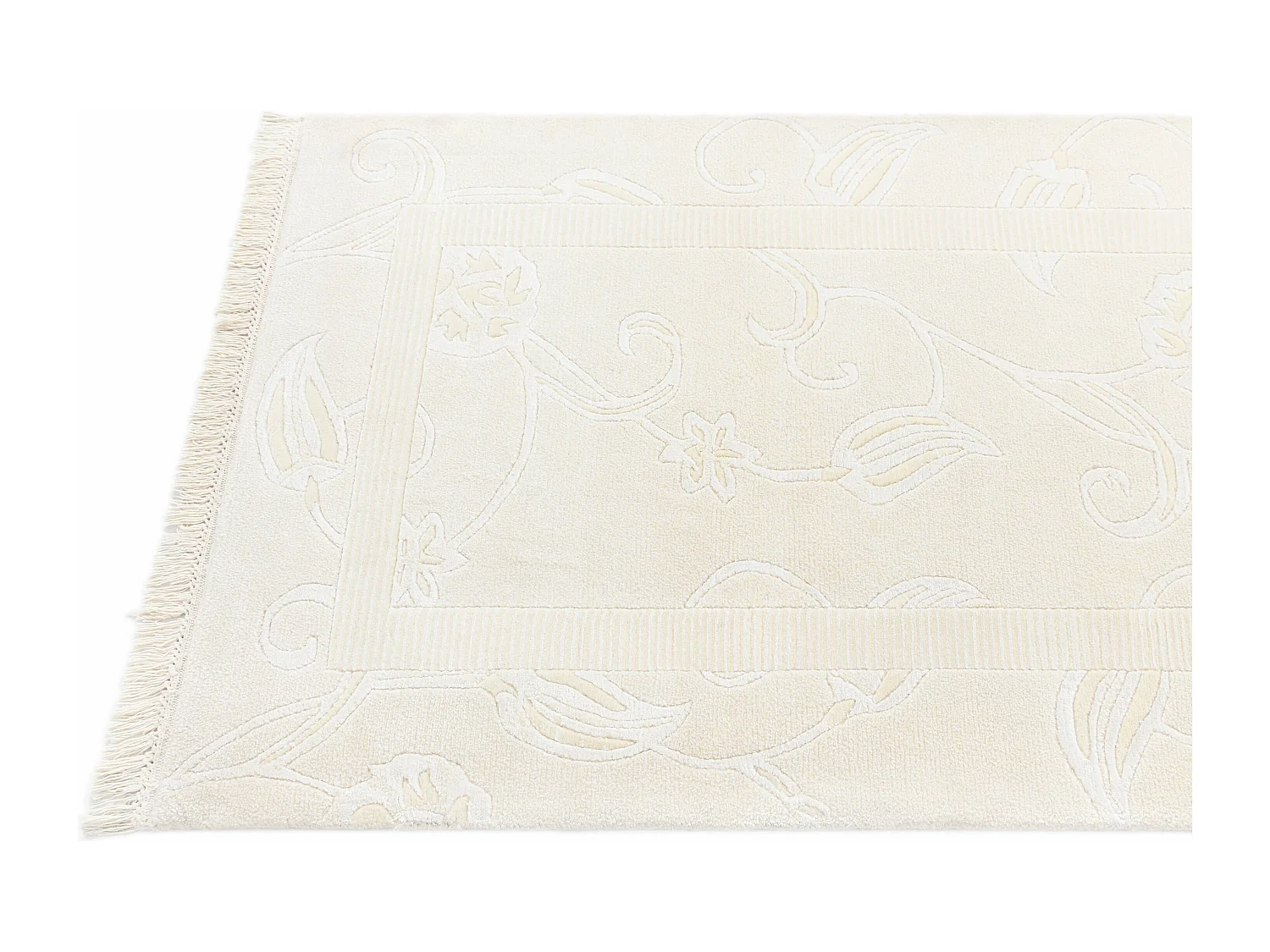 Tappeto per corridoio in lana 89x295 beige Darya