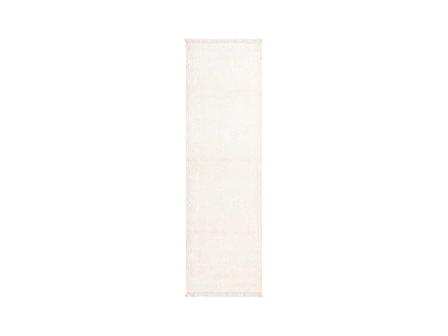 Tapis de couloir en laine 89x295 beige Darya