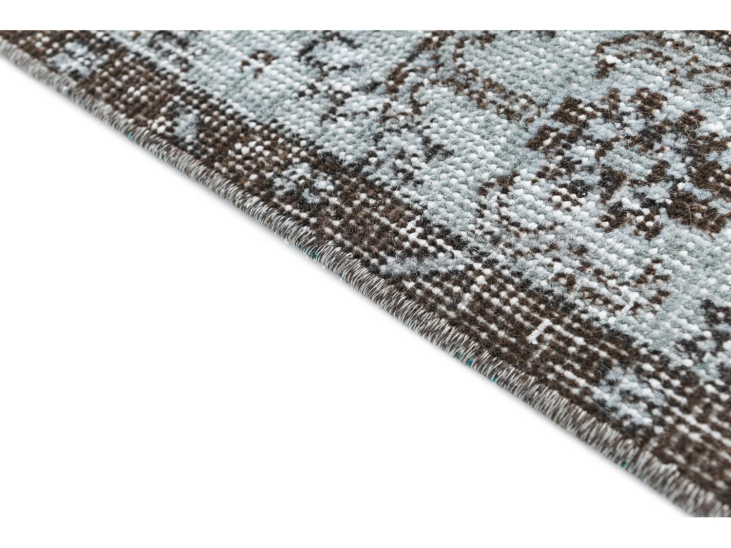 Wollteppich 155x287 Blau Ultra Vintage