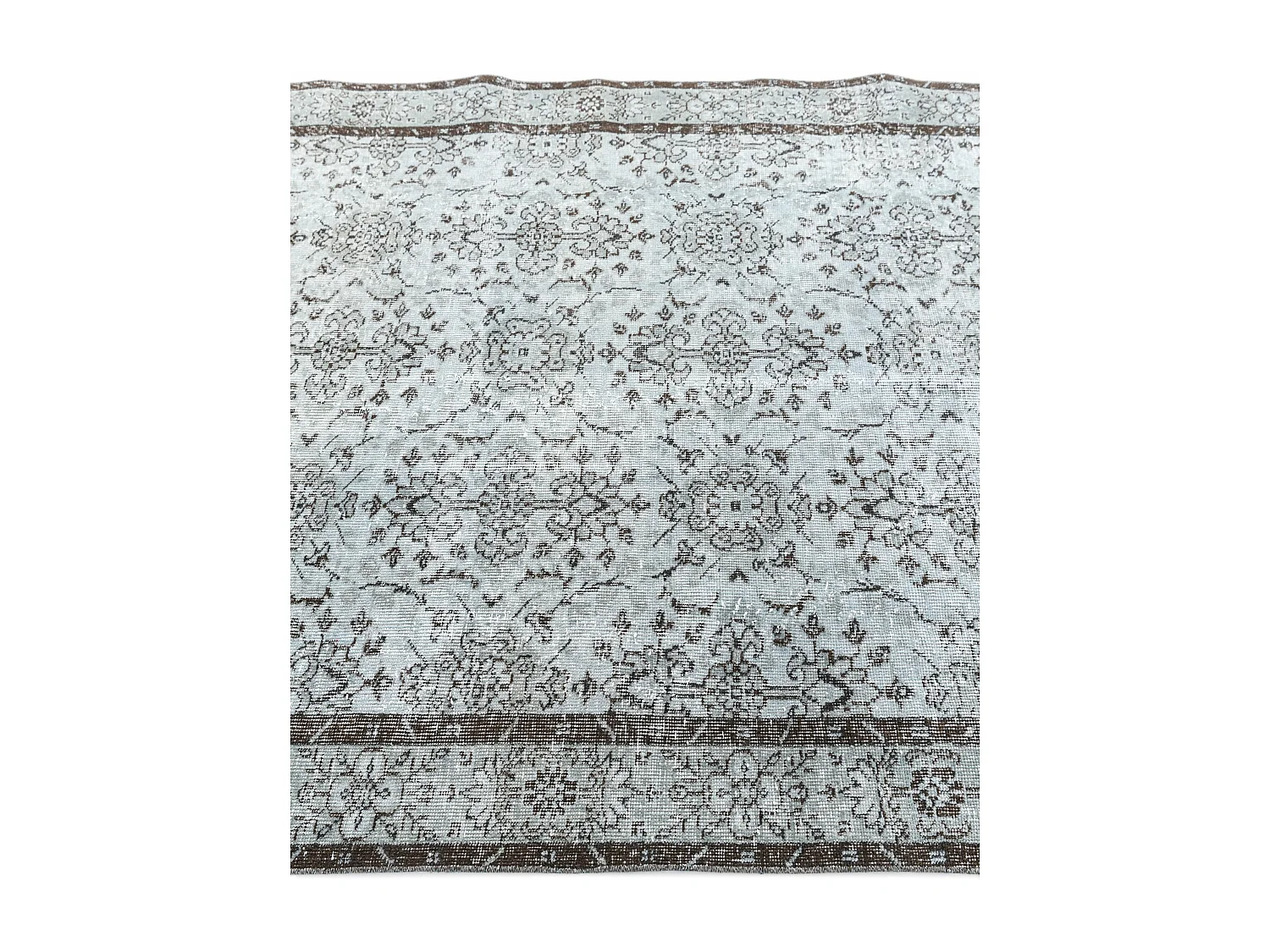 Wollteppich 155x287 Blau Ultra Vintage