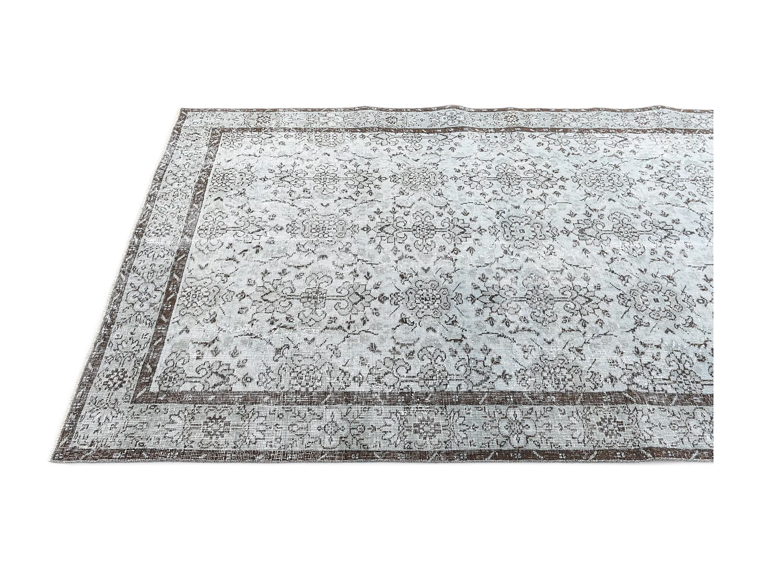 Tappeto in lana 155x287 Blu Ultra Vintage