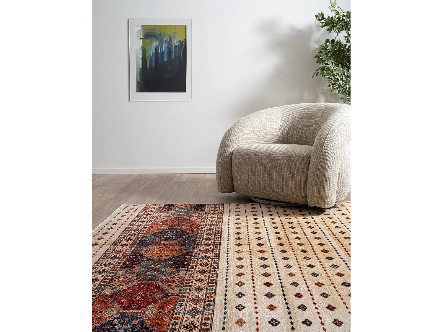 Tapis 180x275 multicolore Kriens Maori