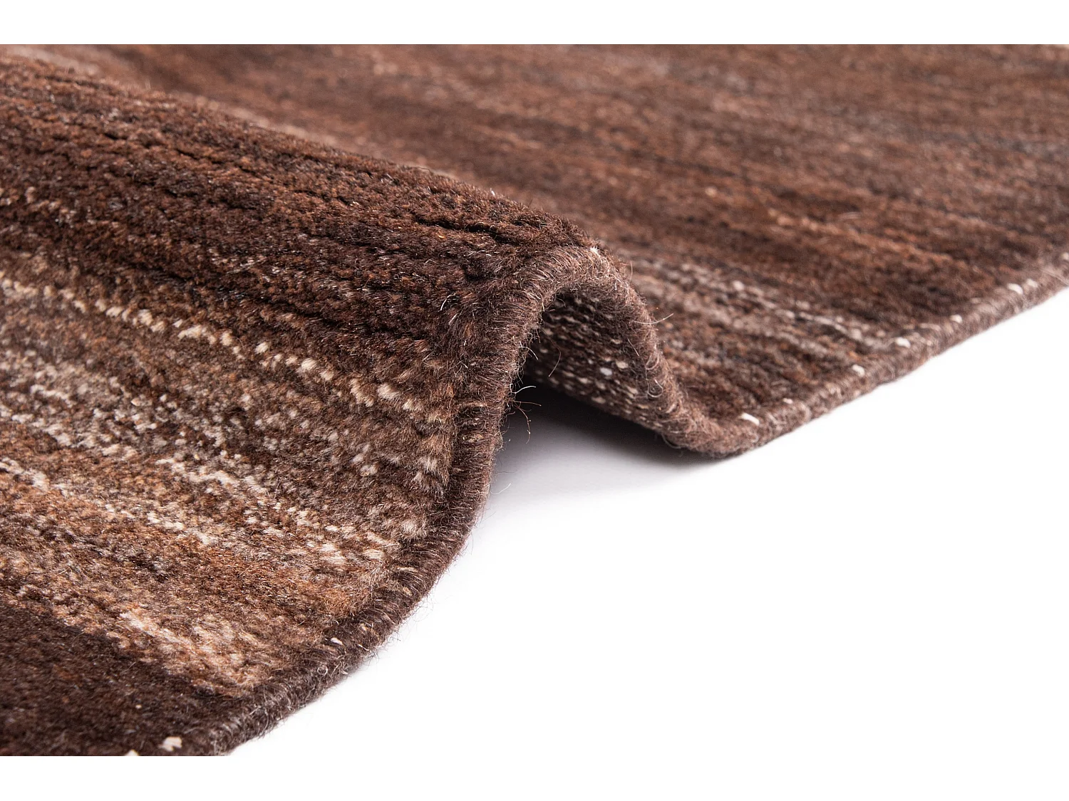 Wollteppich 224x287 Braun Juma
