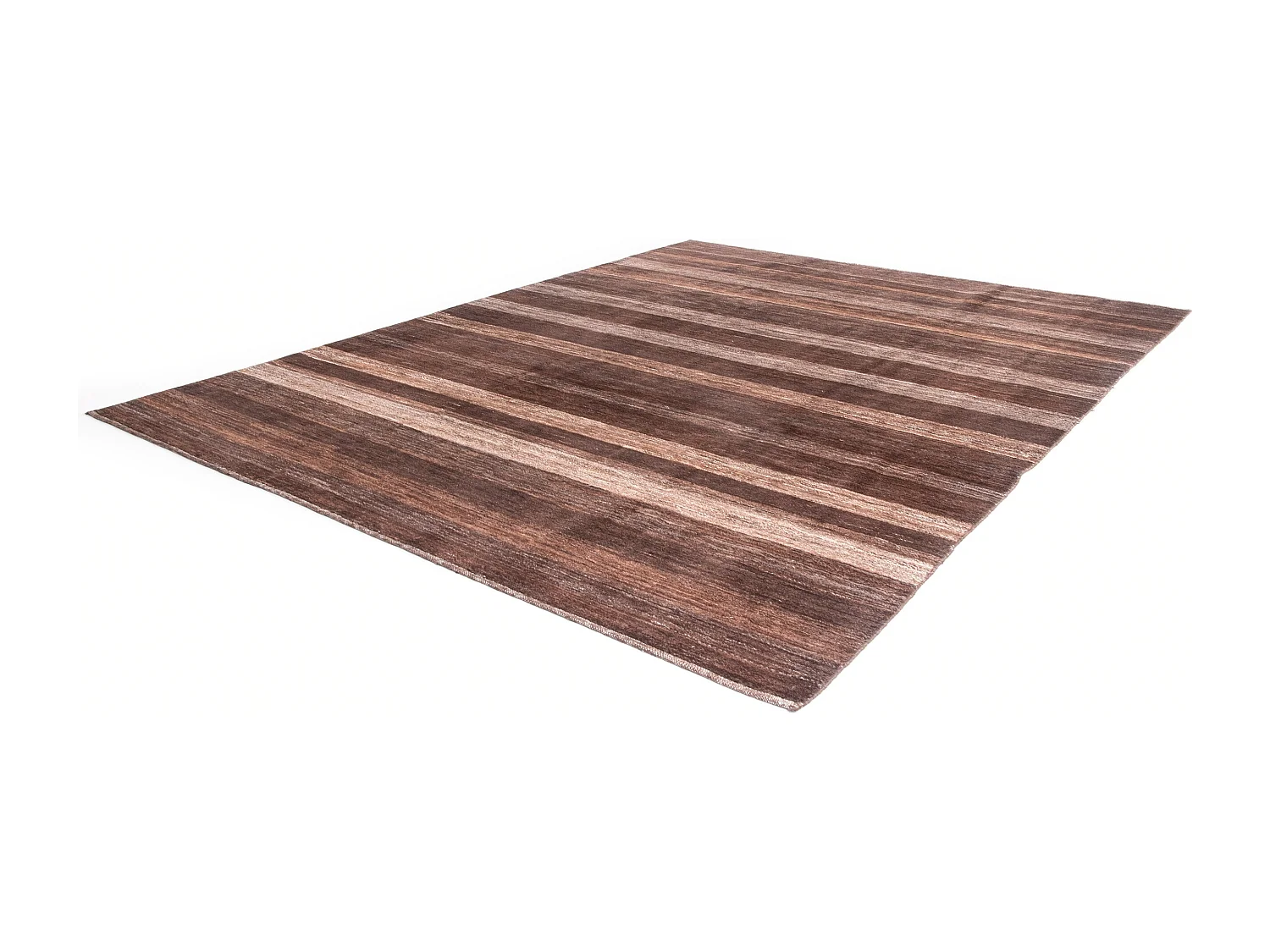 Wollteppich 224x287 Braun Juma