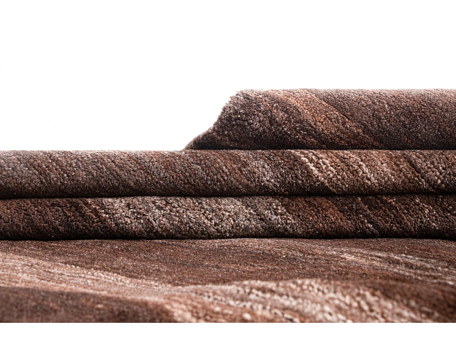 Wollteppich 224x287 Braun Juma