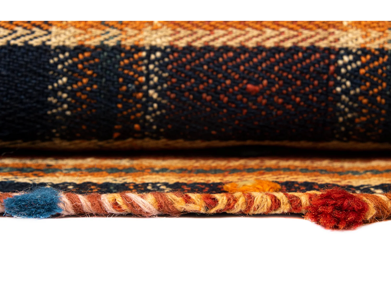 Tapis de laine 152x227 vert Jajim