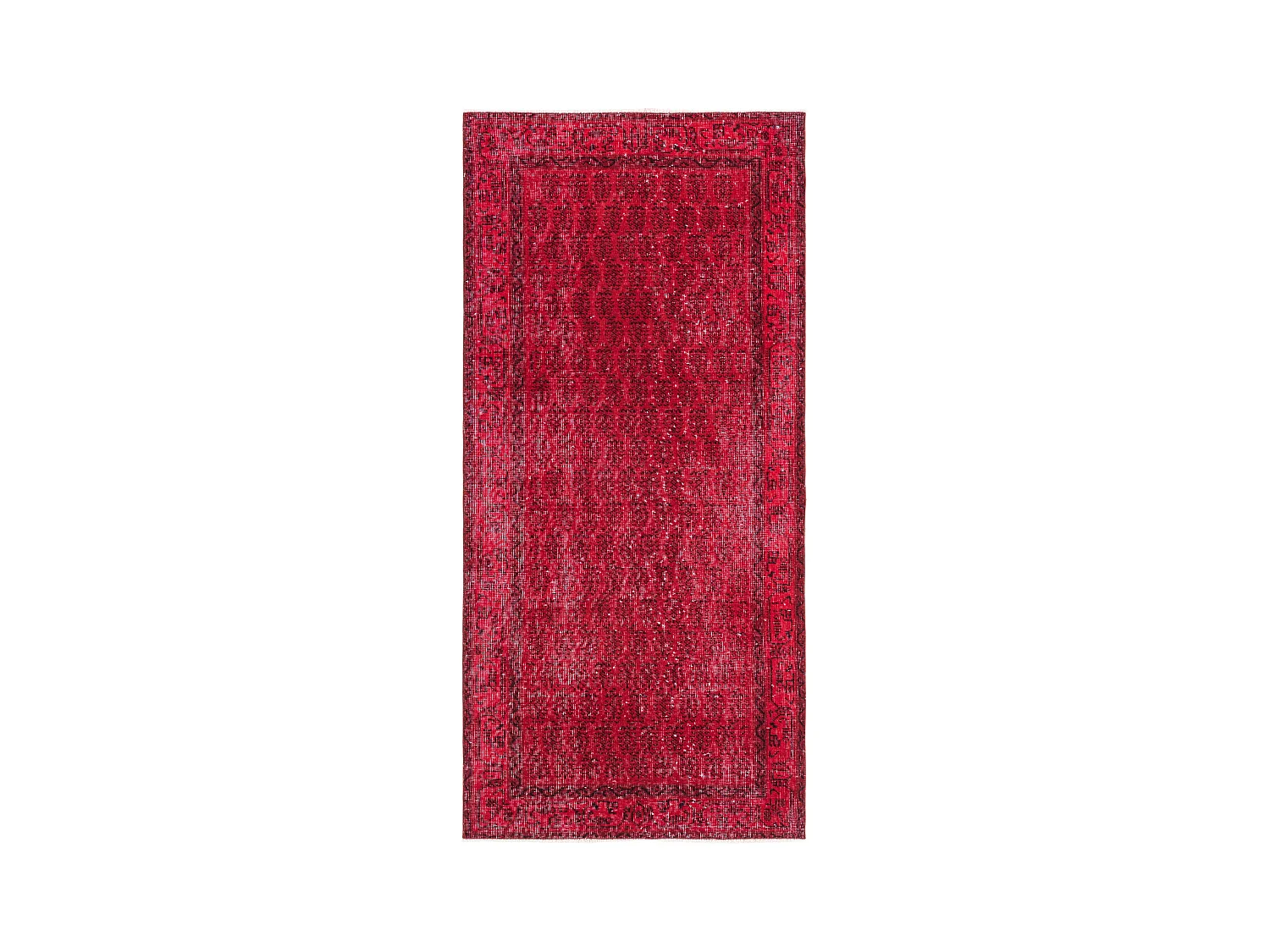 Tapis de laine 89x188 rouge Ultra Vintage