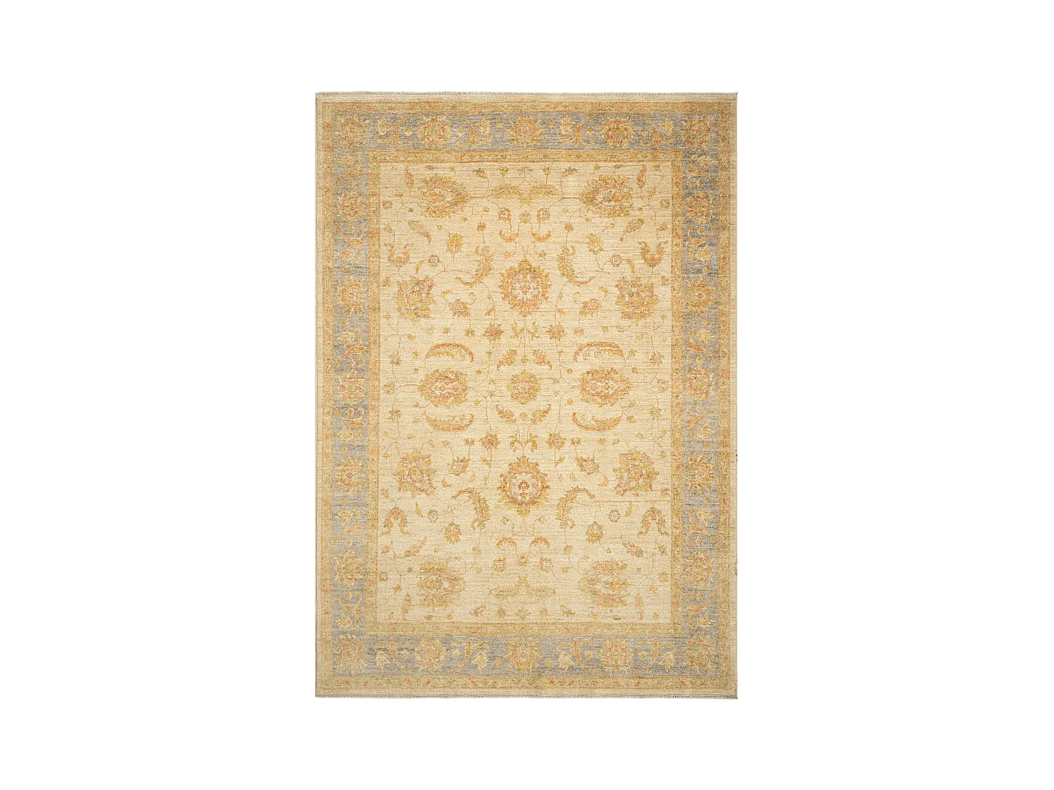 Tapis de laine 168x240 beige Kaizar