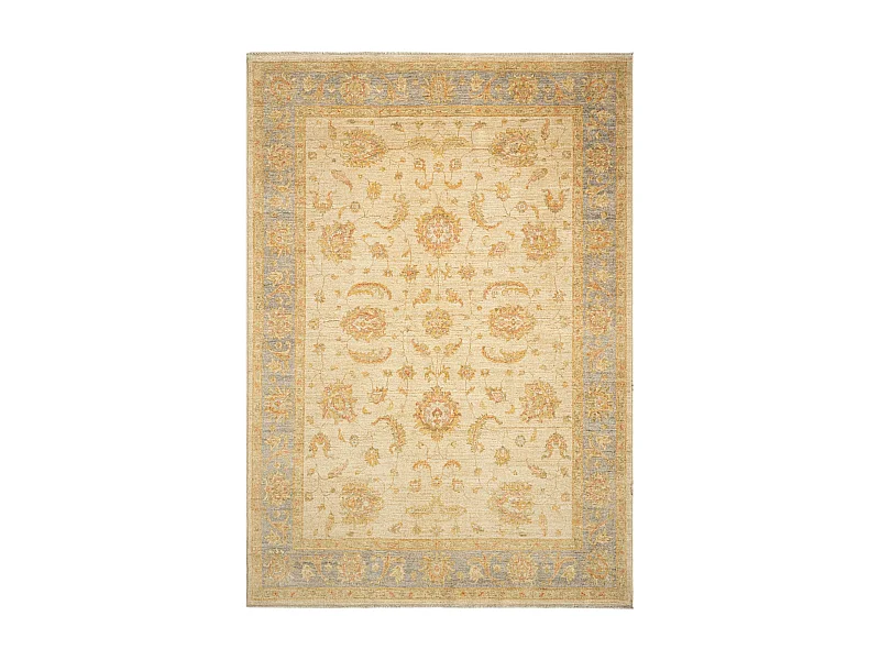 Tapis de laine 168x240 beige Kaizar