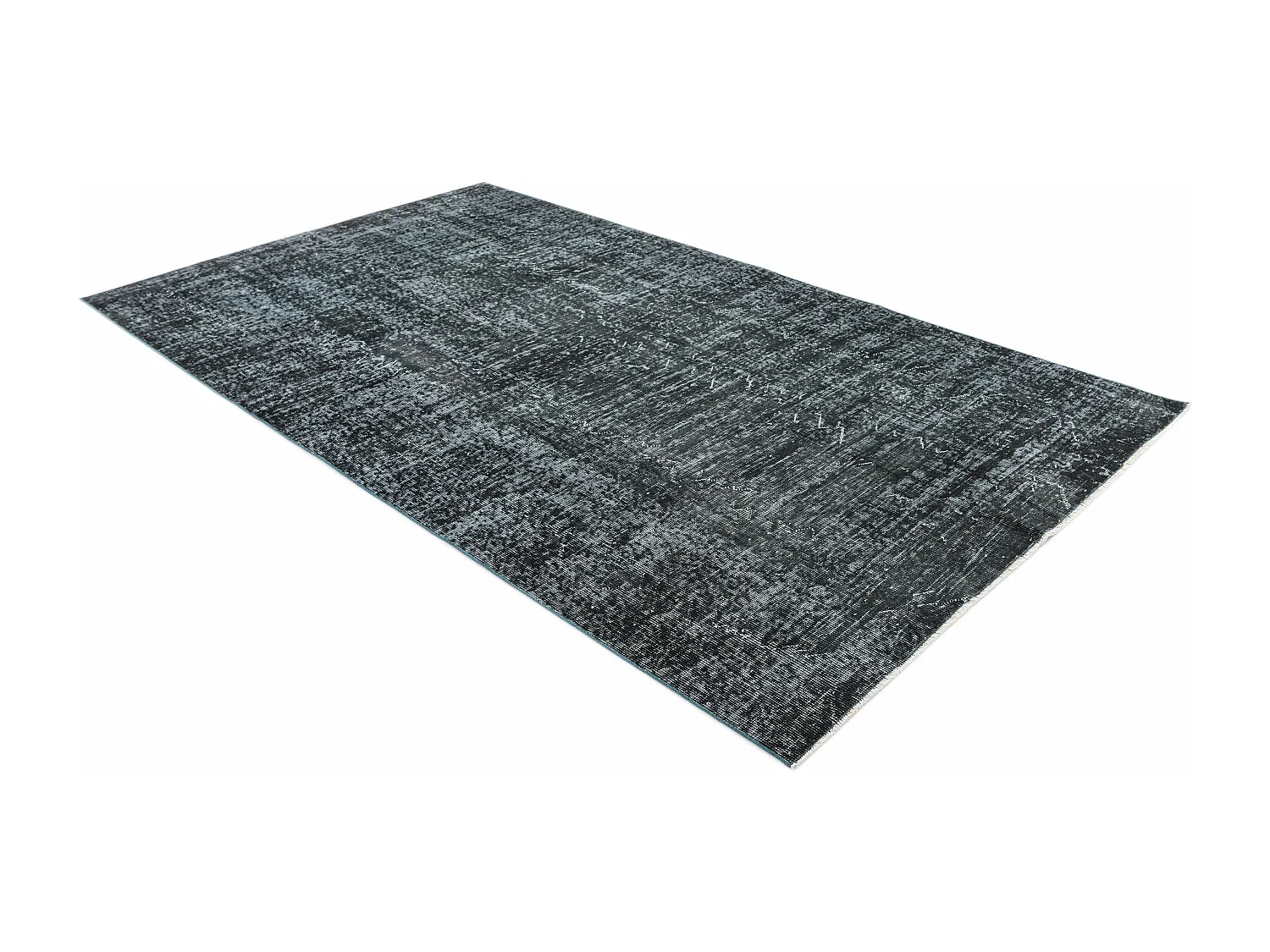Tapis de laine 145x264 noir Ultra Vintage