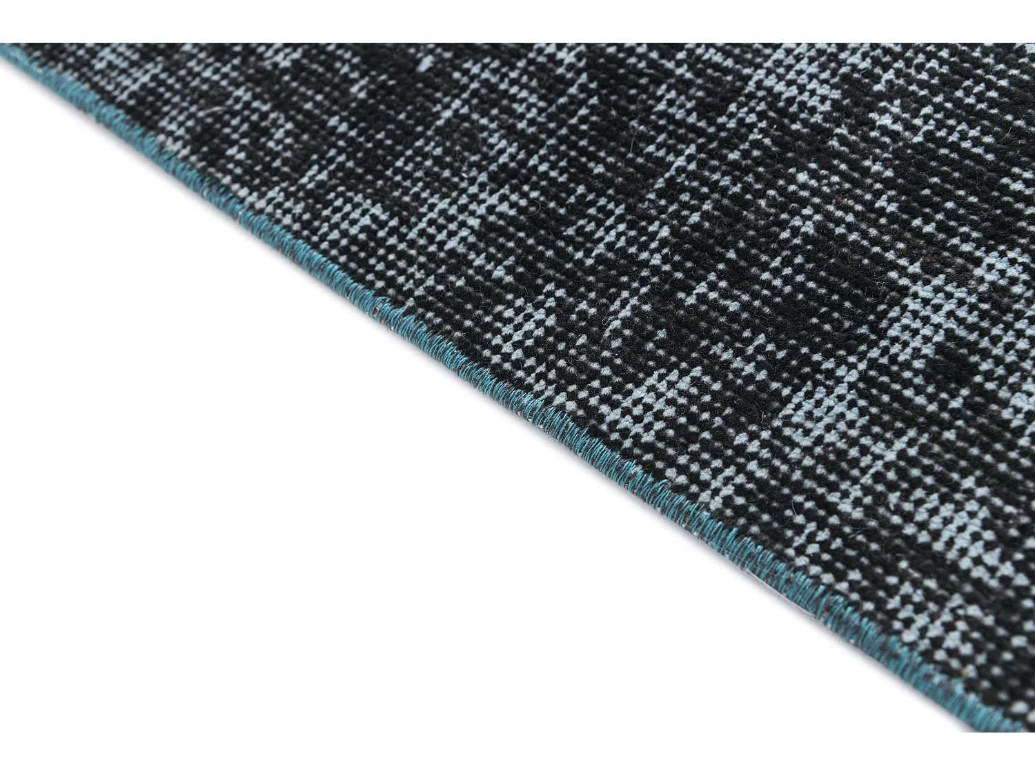 Tapis de laine 145x264 noir Ultra Vintage