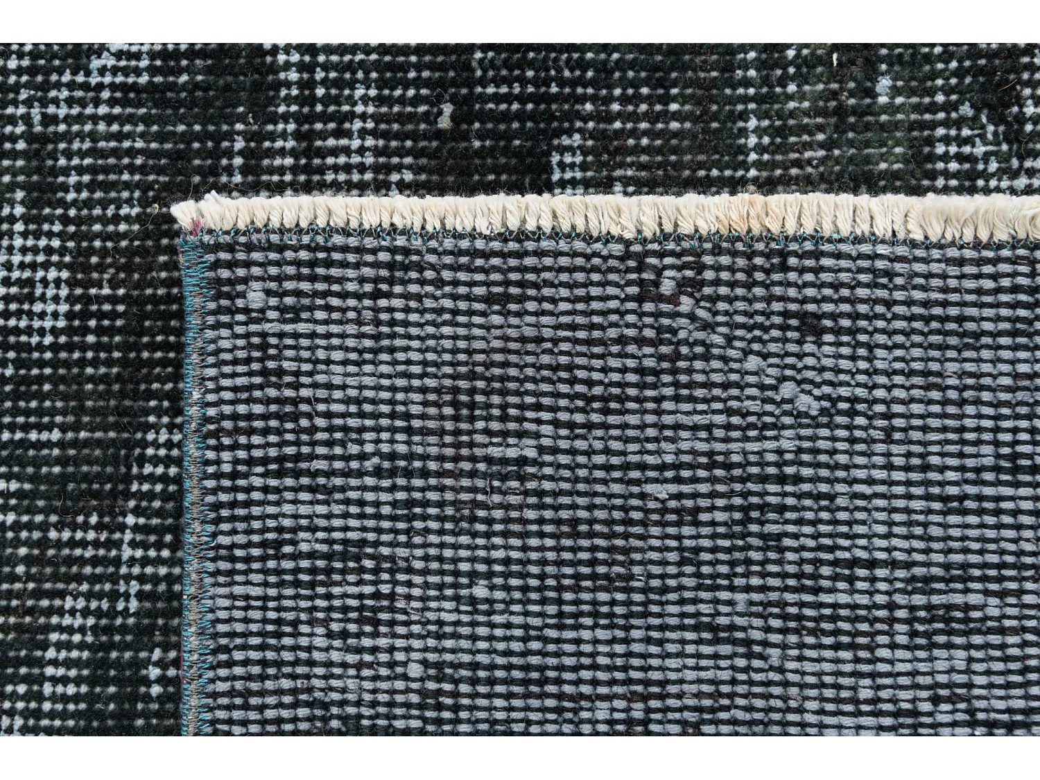 Tapis de laine 145x264 noir Ultra Vintage