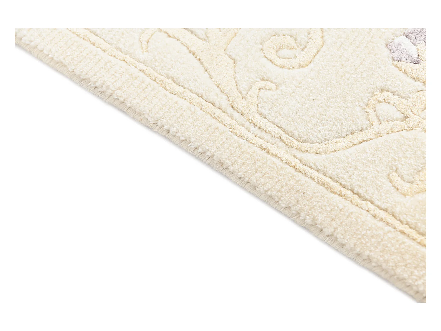 Läufer-Wollteppich 79x198 Beige Darya