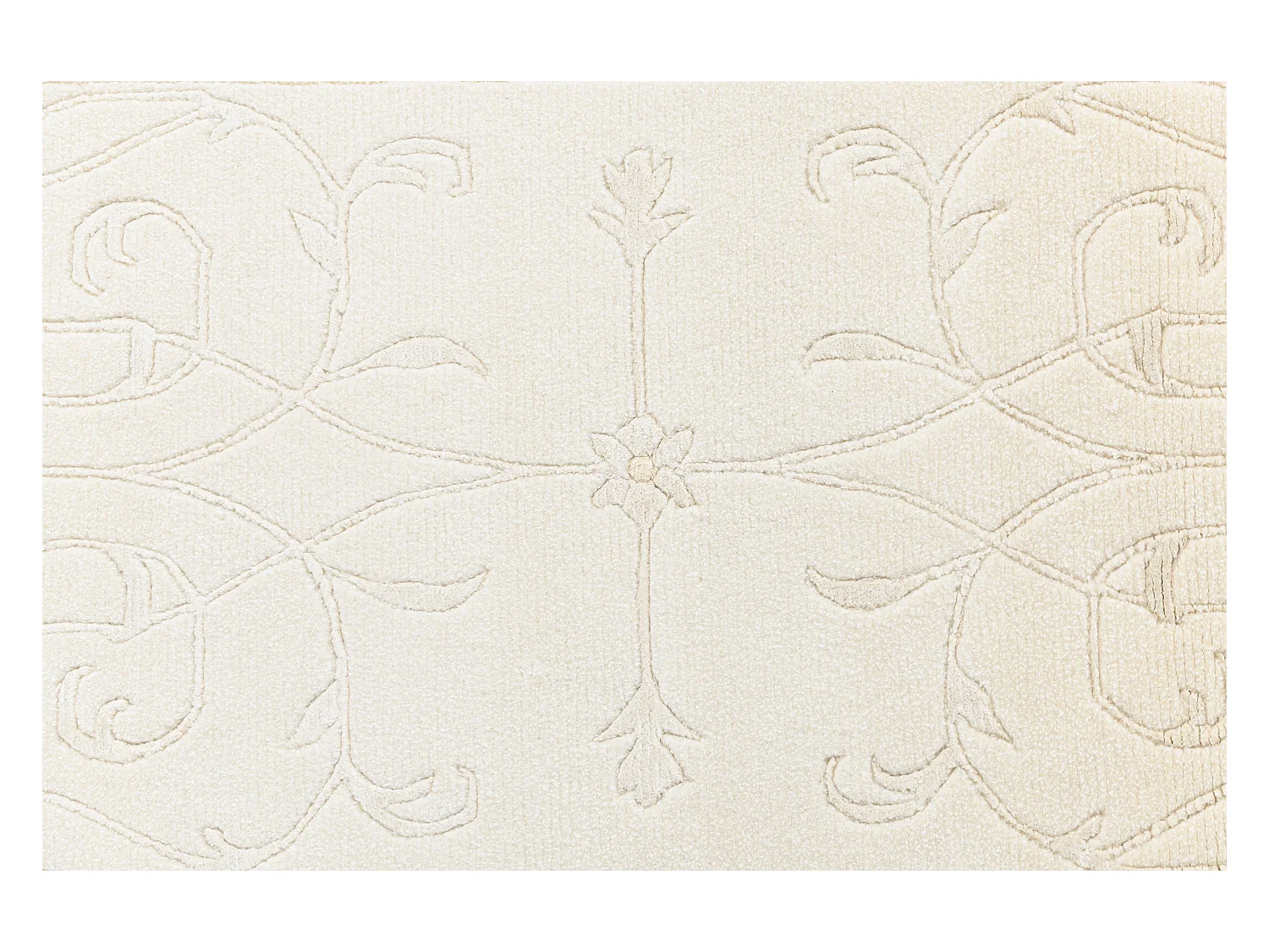 Läufer-Wollteppich 79x198 Beige Darya