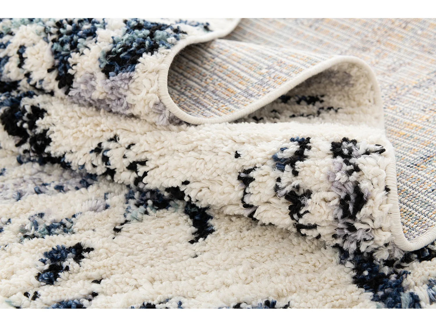 Tapis shaggy 80x305 beige Frauenfeld Moana