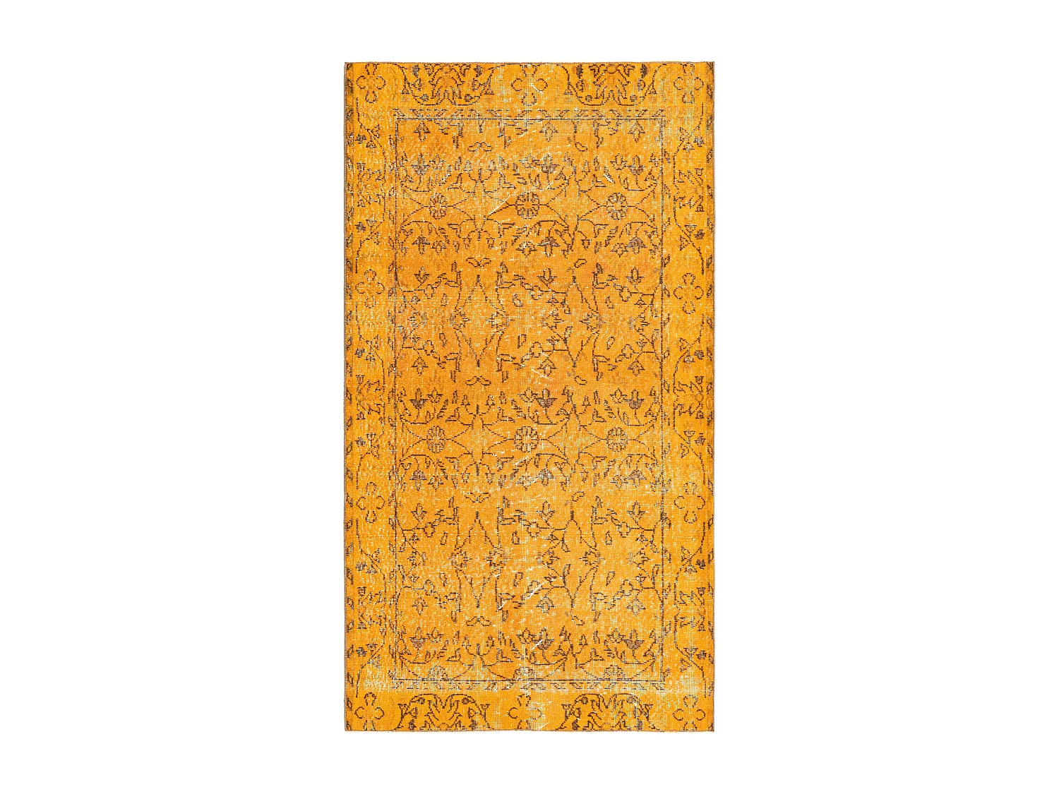 Tapis de laine 107x193 orange Ultra Vintage