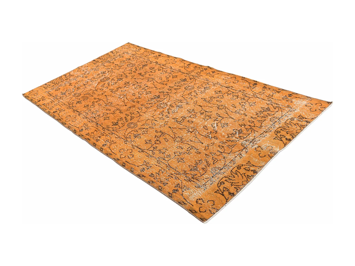 Tapis de laine 107x193 orange Ultra Vintage