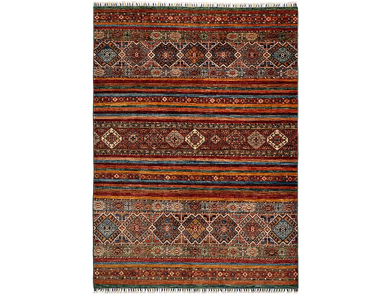 Tapis de laine 155x216 multicolore Torkman