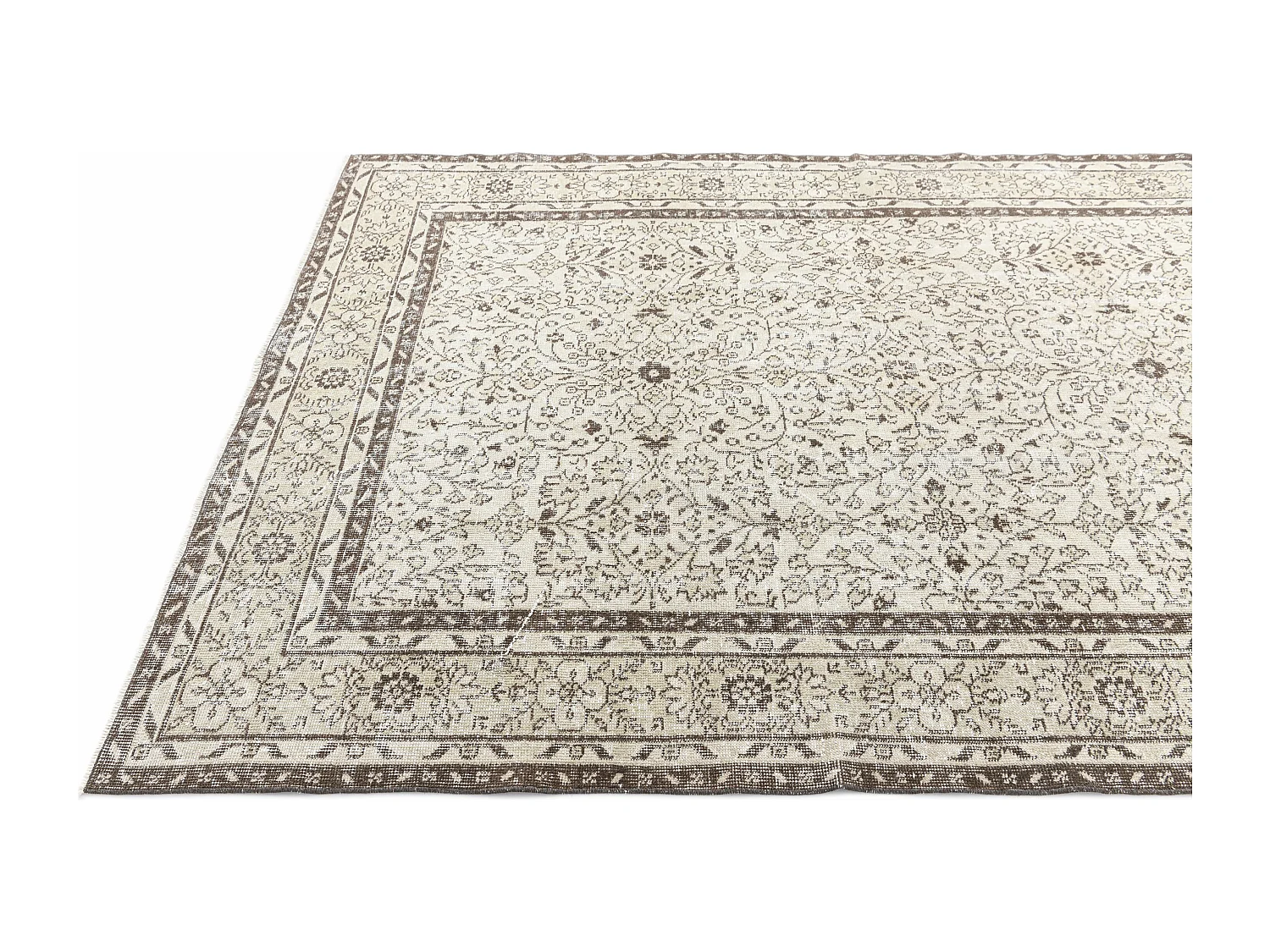 Wollteppich 175x297 Beige Ultra Vintage