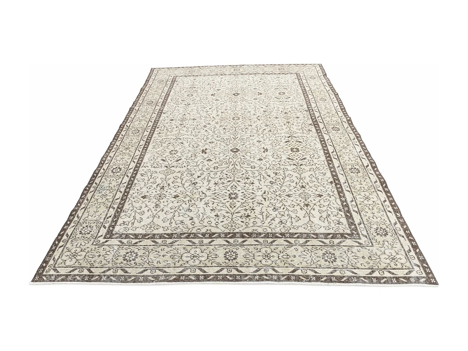 Tapis de laine 175x297 beige Ultra Vintage