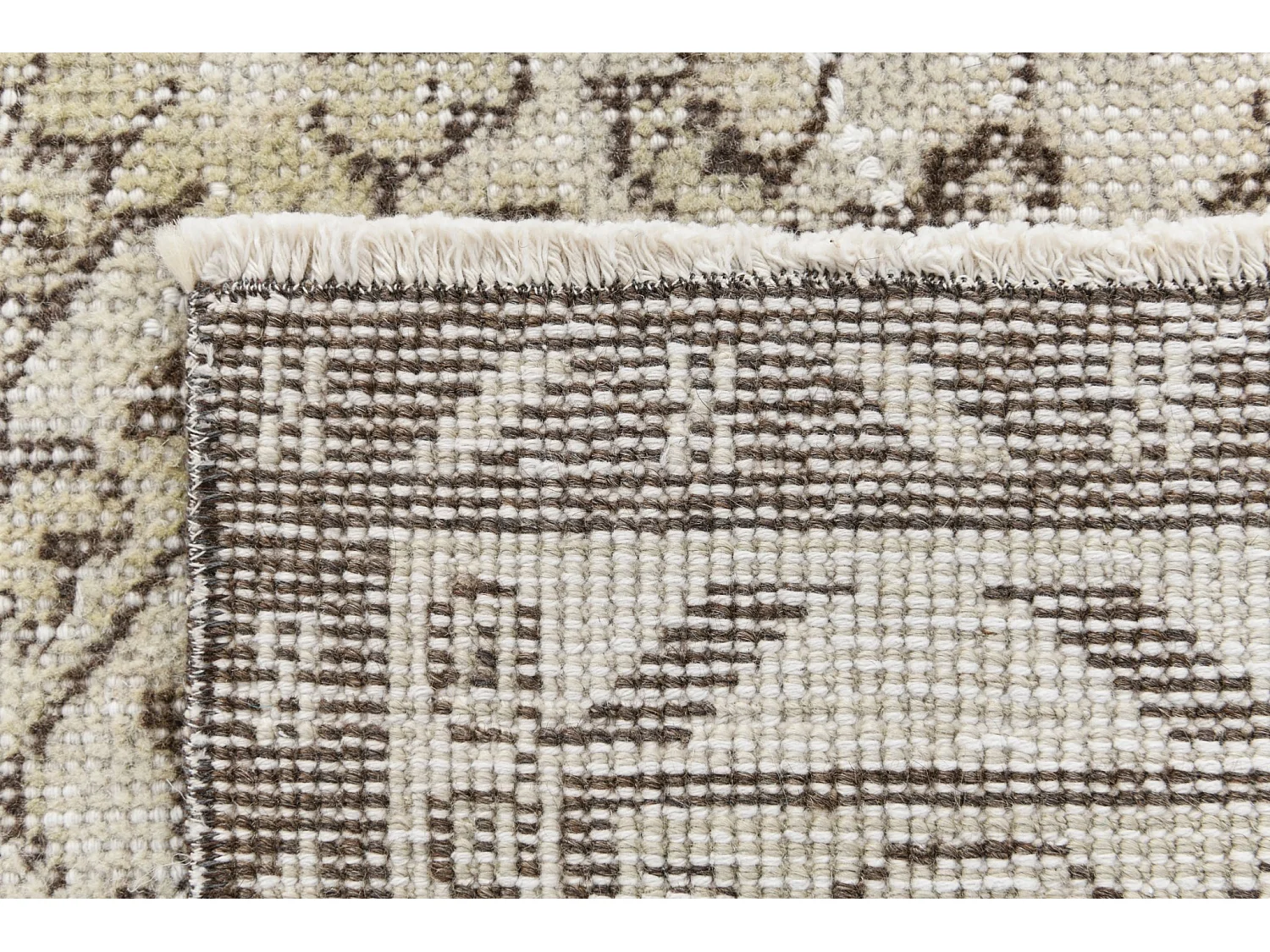 Tapis de laine 175x297 beige Ultra Vintage