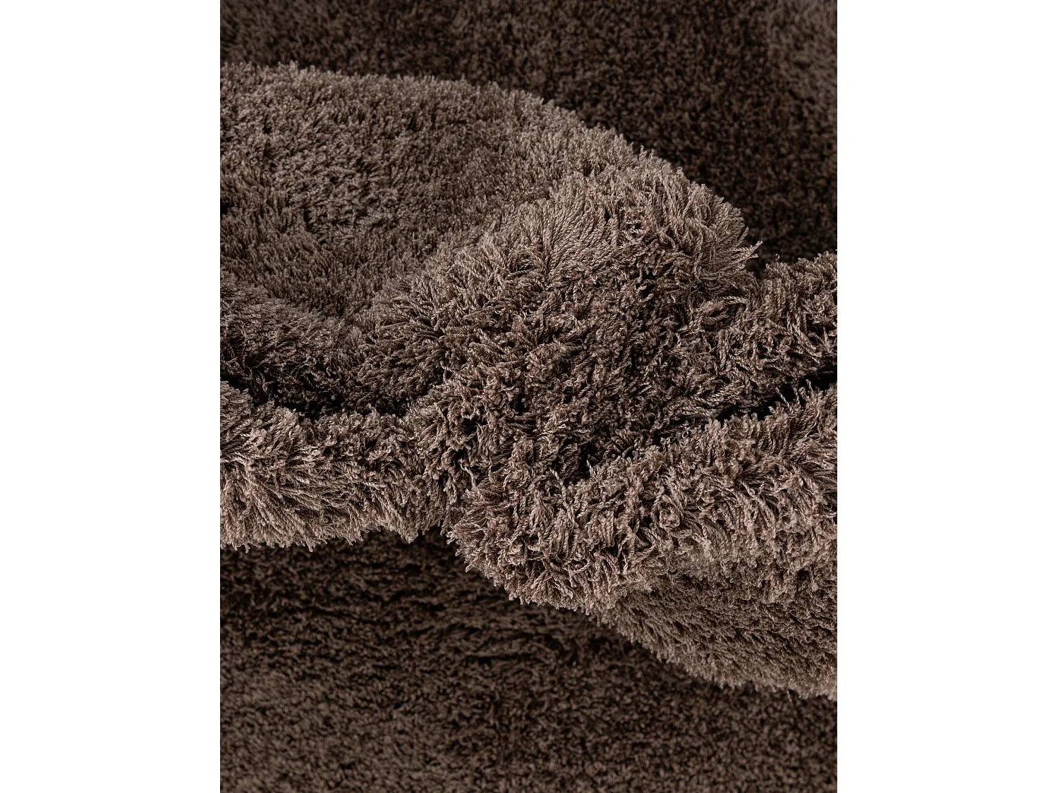 Tapis shaggy 62x185 brun Luzern