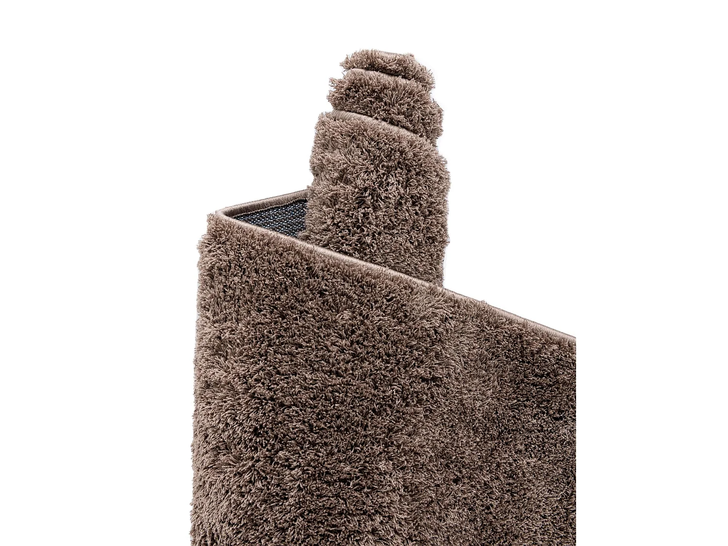 Tapis shaggy 62x185 brun Luzern