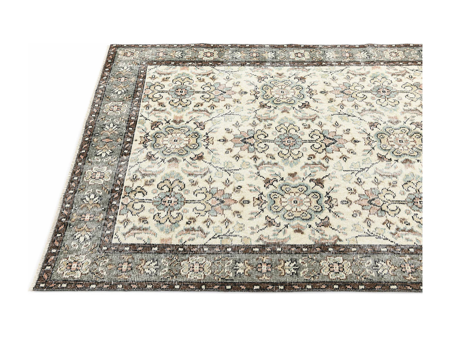 Tappeto in lana 119x221 beige Ultra Vintage
