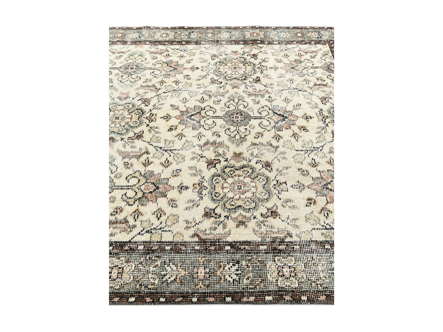 Tappeto in lana 119x221 beige Ultra Vintage